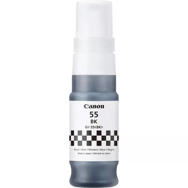 Image of Canon GI-55BK Black Ink Bottle - 6292C001 (Original)