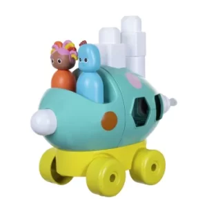Image of In the Night Garden Pinky Ponk Building Blocks Vehicle Toy
