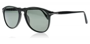 image of Persol PO9649S Sunglasses Black 95/58 Polarized 52mm