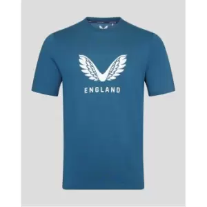 Image of Castore England T-Shirt Mens - Blue