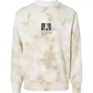 Image of Calvin Klein Jeans Tie Dye Crew Neck - Multi
