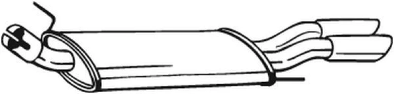 Image of Rear silencer BOSAL 233-731
