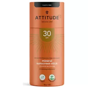 image of Attitude Sunscreen Stick - SPF 30 - Orange Blossom