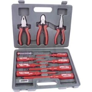 image of Brueder Mannesmann M11240 Electrical contractors Tool kit Case 11 Piece