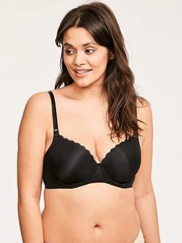 Image of Figleaves Flexi Wire Moulded Nursing Bra - Black, Size 32Dd, Women