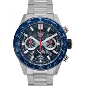 image of Carrera Calibre Heuer 02 Automatic Skeleton Dial Mens Watch