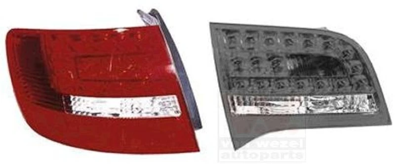 Image of VAN WEZEL 0340935 Rear light Outer section, without bulb holder, Left, LED Combination Rearlight (391)