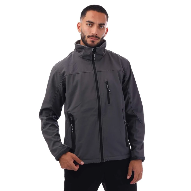 Image of Trespass Gear Softshell Jacket Grey male M
