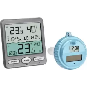Image of TFA Dostmann VENICE Funk-Pool-Thermometer Pool thermometer Anthracite