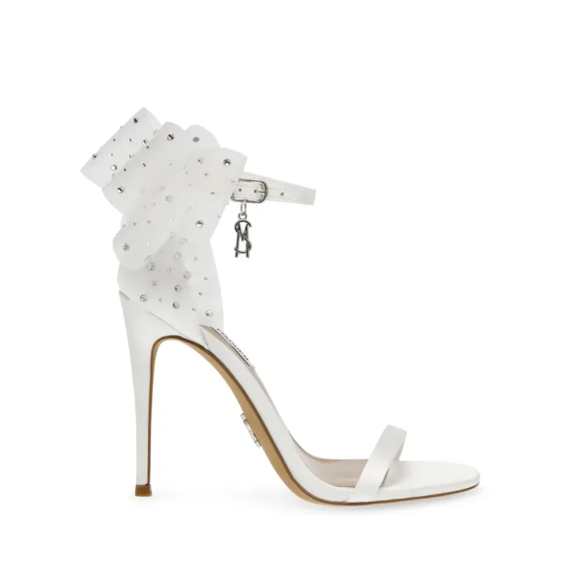 Image of Steve Madden Womens heeled sandals Steve Madden Nikole Blanc Female 41
