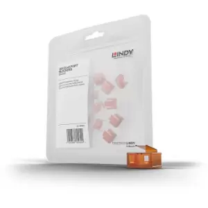 Image of Lindy RJ545 Port Locks Orange 20pcs.