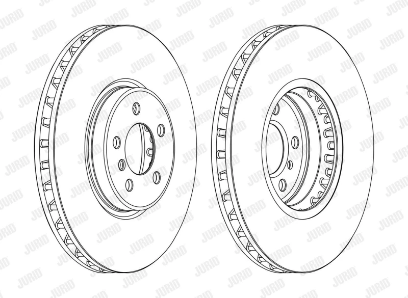 Image of Brake disc JURID 562522JC-1