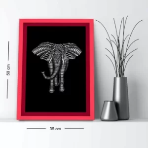 Image of 3550AHS-060 Multicolor Decorative Framed MDF Painting