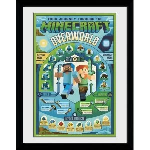 image of Minecraft Overworld Biome Collector Print