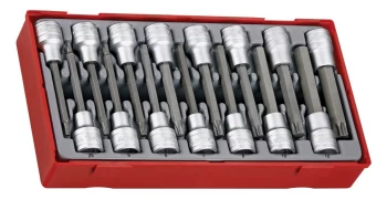 image of Teng Tools TTTXH15 15 Piece 1/2" Drive Hex & TX Bit Socket Set