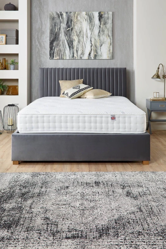 Image of Aspire Aspire Natural Symphony Pocket+ Mattress in White Size: Double White Double Unisex 5057632164353