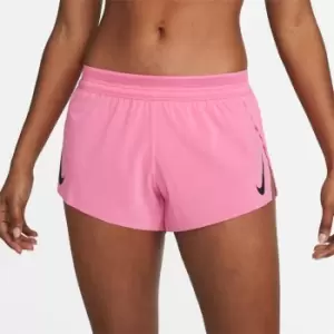 Image of Nike AeroSwift Womens Running Shorts - Pink