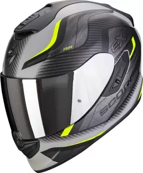 Image of Scorpion EXO 1400 Air Attune Helmet, grey-yellow, Size L, grey-yellow, Size L