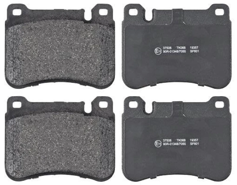 Image of A.B.S. 37506 Brake pad set prepared for wear warning indicator Brake Pad Set,disc brake (402)