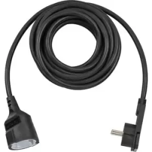 image of Brennenstuhl 1168980050 Current Cable extension Black 5.00 m