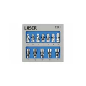 Image of Universal Joint Socket Set 1/4"D 12pc