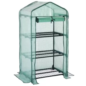 Image of Grenhouse PE 4.1x1.6x2.3ft with 3 Tiers