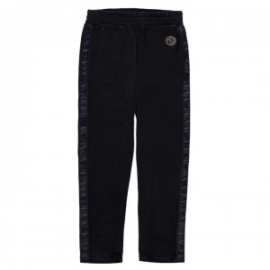 image of Guess Girls Circle Logo Joggers - Deck Blue DEKB