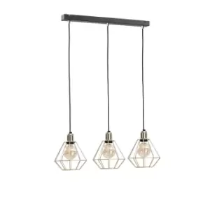 image of Como Bar Pendant Ceiling Light Gold, 60cm, 3x E27