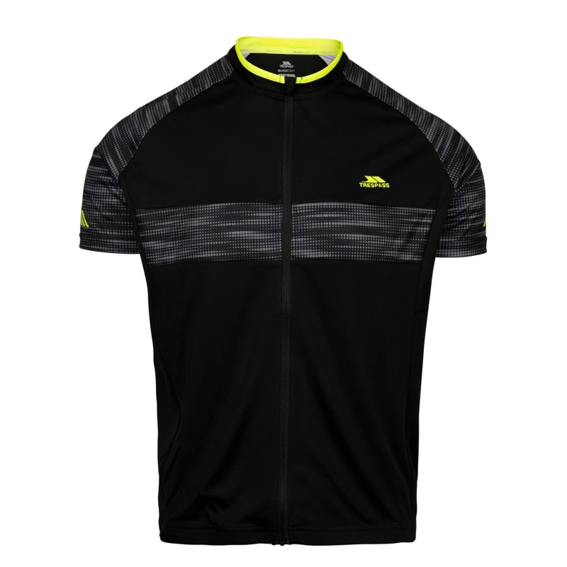 Image of Trespass Trespass Men Hazzel TP75 Active Cycling Jacket in Black Size: X-Small Black XS Male 5063693812836
