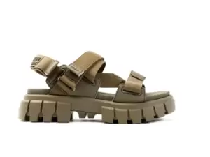Image of Palladium Boots Womens REVOLT SANDAL MONO DUSKY GREEN