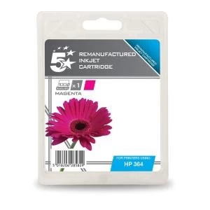 Image of 5 Star Office Supplies Inkjet Cartridge Page Life 300pp Magenta HP No