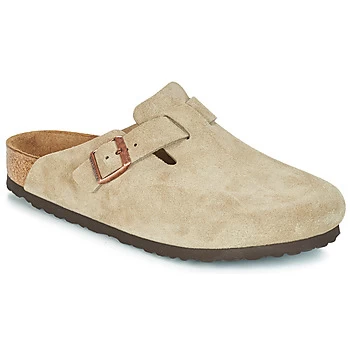 Birkenstock BOSTON SFB mens Clogs (Shoes) in Beige