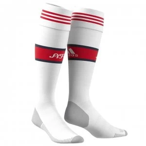 Image of adidas Arsenal Home Socks 2019 2020 - White/Scarlet