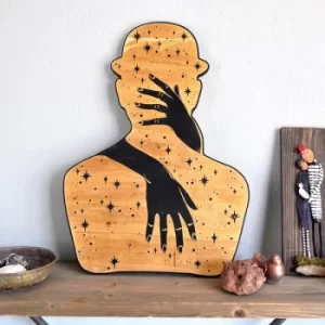 Image of LAZ076 Multicolor Decorative Wooden Wall Accessory