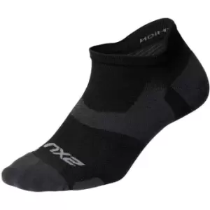 Image of 2XU Vectr Merino Light No Show Sock - Black