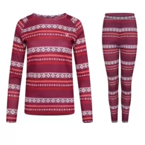Image of Dare 2b Womens Exchange II Thermal Base Layer Set - Beetrt/PwdrP