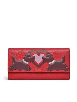 Image of Radley Valentines Ss23 Large Flapover Matinee - Crimson