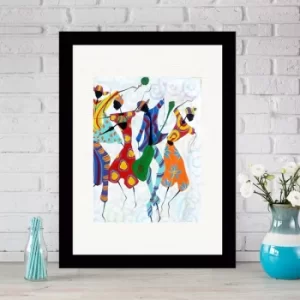 Image of SCDRPRC05 Multicolor Decorative Framed MDF Painting