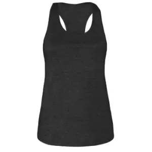 image of Bella + Canvas Womens/Ladies Racerback Tank Top (L) (Dark Grey Heather)