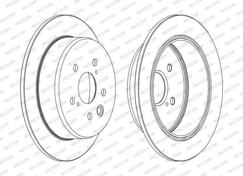 Image of Brake disc FERODO DDF1815C