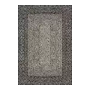 Image of Harbour Lifestyle Hermes Indoor & Outdoor Rug - Honed Slate Grey - 290Cm X 190Cm