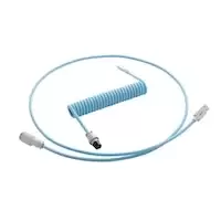 Image of CableMod Pro Coiled Keyboard Cable USB A to USB Type C 150cm - Blueberry Cheesecake