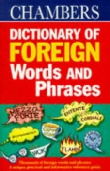 Image of Chambers Dictionary of Foreign Words and Phrases Paperback