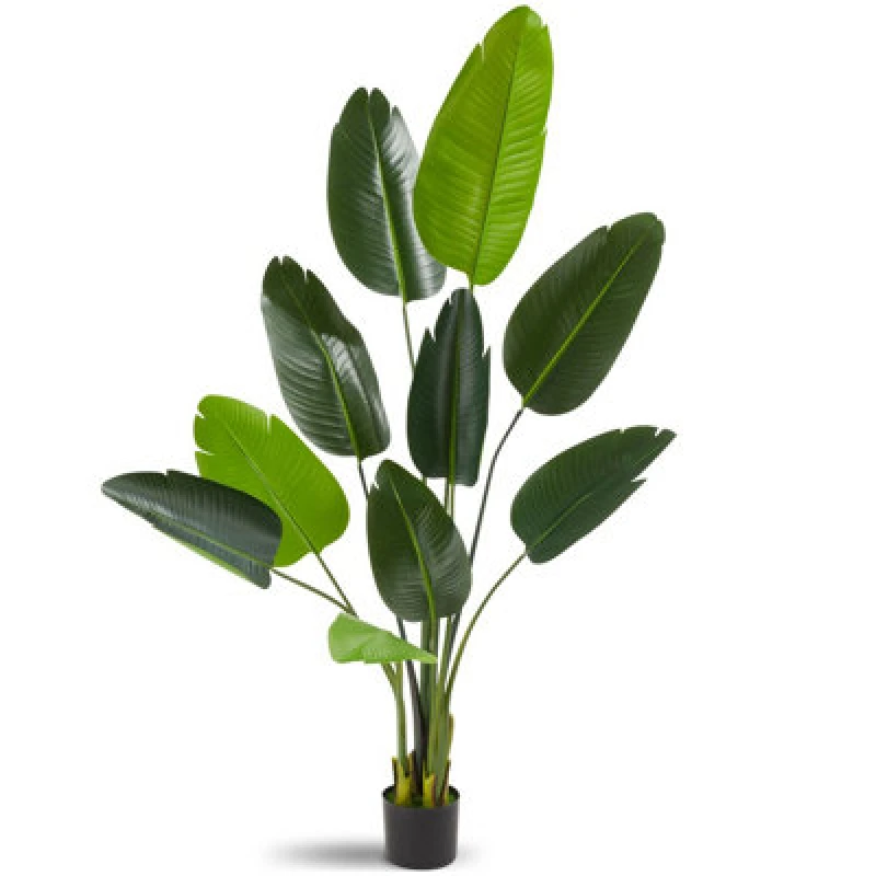 Image of Tectake Artificial Bird Of Paradise Tree Tropic, Lifelike 160 Cm