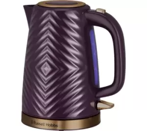 Image of Russell Hobbs Groove 26383 Jug Kettle - Mulberry, Purple
