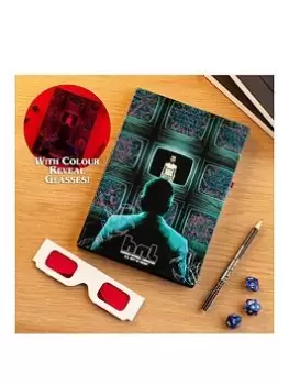 Image of Stranger Things Hawkins Lab Colour Change Notebook, One Colour, Women