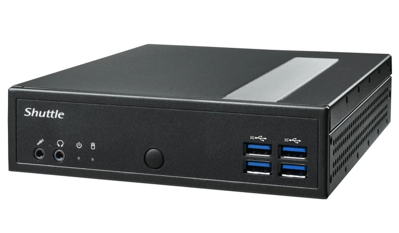 Image of Shuttle XPC slim Barebone DL30N. Intel N100. 1x DDR5. 2x LAN (2x 2.5Gb