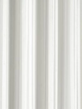 image of Croydex Plain Textile Shower Curtain ; White