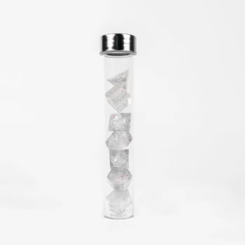 Image of Clear Cloak and Dagger Poly 7 Set - Sirius Dice