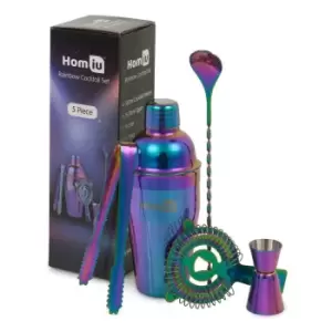 image of Homiu 5 Piece Rainbow Cocktail Set